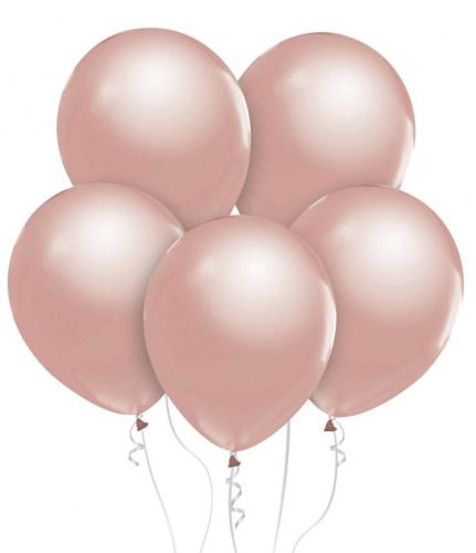 Colour Light Pink Metallic Pink balloon, 10-piece 12 inch (30 cm)