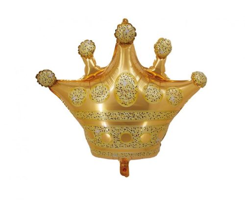 Party Gold Crown foil balloon 66 cm