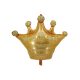 Party Gold Crown foil balloon 66 cm