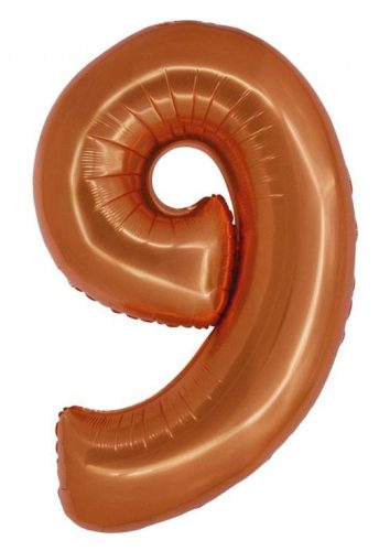 Copper Number 9 Foil Balloon 76 cm - Javoli Disney Online Store - Javo