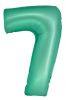 Number Mint Mat Mint number 7 foil balloon 76 cm