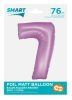 Number Lavender Mat Lavender Number 7 Foil Balloon 76 cm