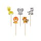 Animals Safari birthday candle, candle set 5 pieces