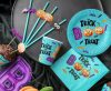 Halloween Boo paper plate set of 6, 18 cm