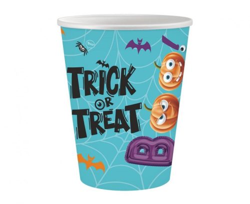 Halloween Boo paper cup 6 pcs 250 ml