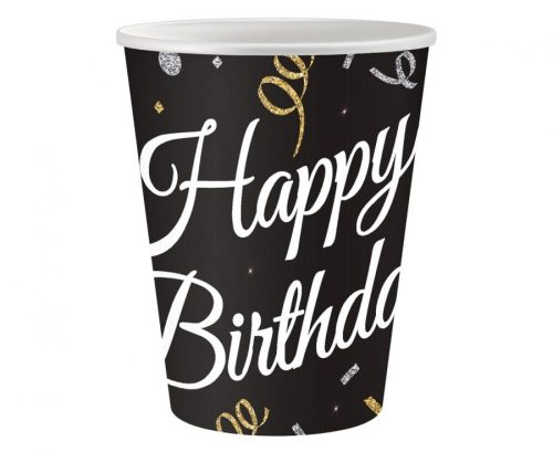 Happy Birthday B&C Happy Birthday paper cup 6 pcs 250 ml