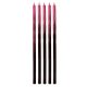 Colour Ombre Red-Black Cake Candle, Candle Set 5 pcs