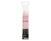 Colour Ombre Pink-White Birthday Candle Set, 5 pieces