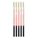 Colour Ombre Gold-Cream Birthday Candle Set, 5 pcs