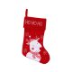 White Reindeer, Christmas Fireplace Stocking, Boot 45,5 cm