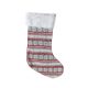 Christmas Snow Flakes, Snowflake Christmas Stocking, Boot 55.5 cm