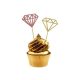 Wedding Diamond Diamond Decor Stick 6 pcs