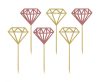 Wedding Diamond Diamond Decor Stick 6 pcs