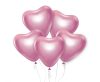 Love Platinum Light Pink Heart Balloon, 6 pcs 12 inch (30 cm)