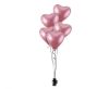 Love Platinum Light Pink Heart Balloon, 6 pcs 12 inch (30 cm)