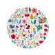 Spring Have Fun Light paper plate set of 6, 18 cm