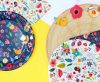 Spring Have Fun Light paper plate set of 6, 18 cm