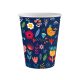 Spring Have Fun Dark paper cup 6 pcs 250 ml