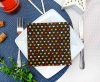 Love XOXO Black napkin 20 pcs 33x33 cm