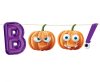 Halloween Boo paper sign 150 cm