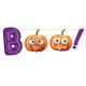 Halloween Boo paper sign 150 cm