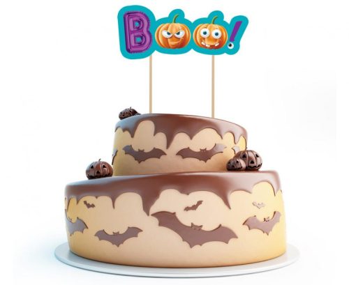 Halloween Boo cake decoration 18 cm