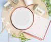 Colour Rose Gold Celebrate Pink Paper Plate 6 pcs 18 cm