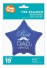 Father Best Dad Ever foil balloon 44 cm