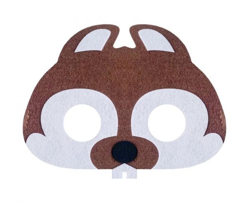 Animals Beaver, Felt Mask 17.5 cm