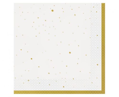 Colour Gold Celebrate Gold Napkin 20 pcs 33x33 cm