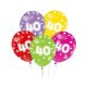 Happy Birthday Dots Happy Birthday 40 balloons, 5 pcs 12 inch (30cm)