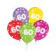 Happy Birthday Happy Birthday 60 balloon, 5-piece 12 inch (30cm)