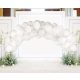 Colour White White balloon, balloon garland set of 70 pieces