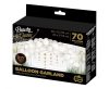 Colour White White balloon, balloon garland set of 70 pieces