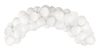 Colour White White balloon, balloon garland set of 70 pieces