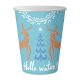 Christmas Hello Winter paper cup 6 pcs 250 ml