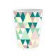 Party Green Joy Colorful paper cup 6 pcs 250 ml