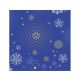 Christmas Navy Blue Snowflakes i napkin 20 pcs 33x33 cm