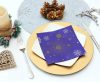 Christmas Navy Blue Snowflakes i napkin 20 pcs 33x33 cm