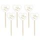 Love Dove Heart Decorative Stick Set of 6