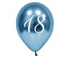 Happy Birthday Platinum  Platinum Happy Birthday 18 balloon, 5 pieces 12 inch (30cm)