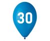 Happy Birthday Blue Blue Happy Birthday 30 balloons, pack of 5, 12 inch (30cm)