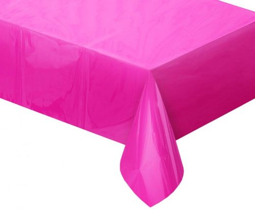 Colour Metallic Magenta foil tablecloth 137x183 cm