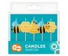 Animals Beehive Bee cake candle, candle set 5 pcs