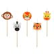 Animals Fun birthday candle set 5 pcs