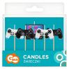 Gamer Game Game Cake Candle, Candle Set 5 pcs