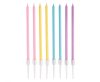 Colour Macaron, birthday candle, candle set of 8