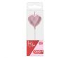 Love Diamond Heart Rose Gold, Heart Cake Candle