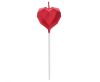 Love Diamond Heart Red, Heart Cake Candle