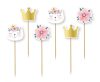 Cat Sleepy decorative stick 6 pieces